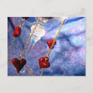Carte Postale Love et Gold Dangles