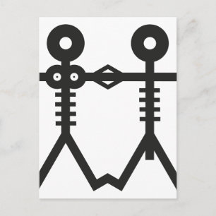 Carte Postale Love Eternal Skeletons Icon 2007 Art