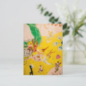 Carte Postale Love Flight of a Pink Candy Heart par Stettheimer (Debout devant)