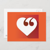 Carte postale Love Free Speech (Devant / Derrière)