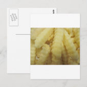 Carte Postale Love French Fries (Devant / Derrière)