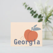 Carte Postale Love Georgia Peach (Debout devant)