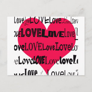 Carte postale Love Heart