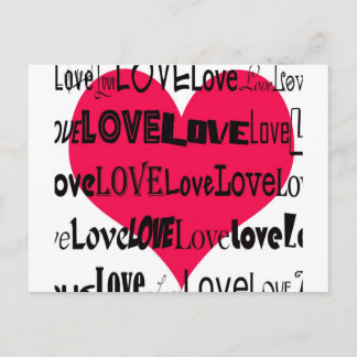 Carte postale Love Heart