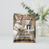 Carte Postale "Love Hops Down Under : A Bilby Mariage Celebratio (Debout devant)