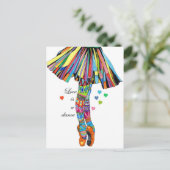 CARTE POSTALE LOVE I À DANSEZ (Debout devant)