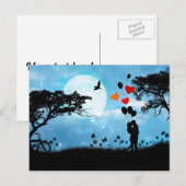 Carte Postale Love illustration (Devant / Derrière)