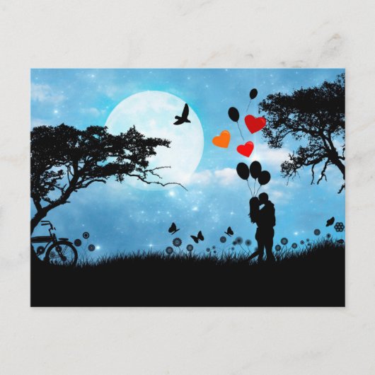 Carte Postale Love illustration (Devant)