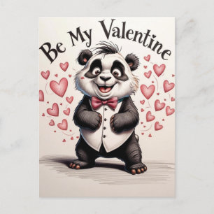 Carte Postale Love in black and white