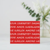 Carte Postale Love International (Debout devant)