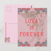 Carte Postale Love is Forever Postcard (Devant / Derrière)