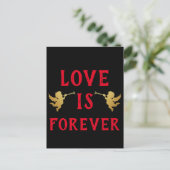 Carte Postale Love is Forever Postcard (Debout devant)