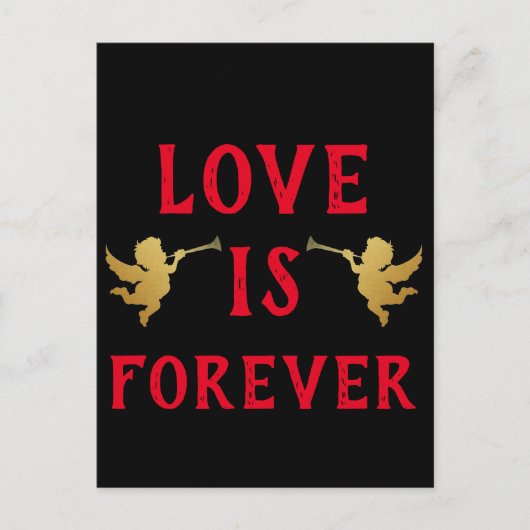 Carte Postale Love is Forever Postcard (Devant)