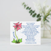 Carte Postale LOVE IS Patient Postcard (Debout devant)