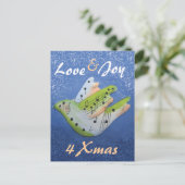 Carte postale Love & Joy 4 Xmas (Debout devant)