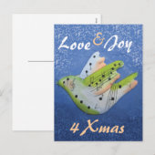 Carte postale Love & Joy 4 Xmas (Devant / Derrière)