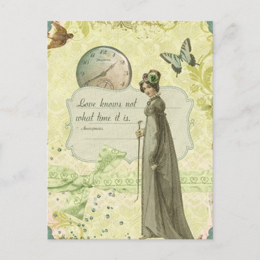 Carte Postale Love Knows (Devant)