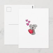 Carte Postale Love Koala Bear (Devant / Derrière)