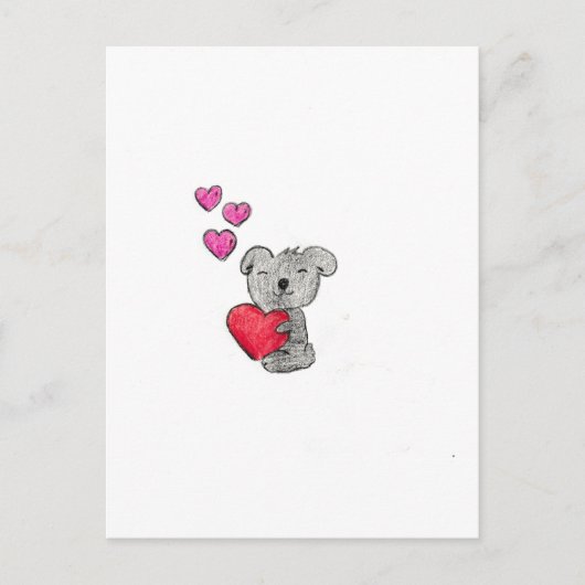 Carte Postale Love Koala Bear (Devant)