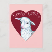 Carte Postale Love Lambs (Devant)