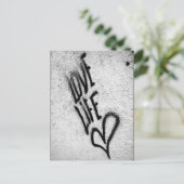 Carte postale Love Life Graffiti (Debout devant)