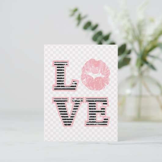 Carte Postale Love Lips (Debout devant)