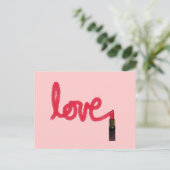 Carte Postale Love Lipstick (Debout devant)