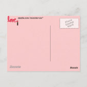 Carte Postale Love Lipstick (Dos)