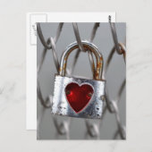 Carte postale Love Lock (Devant / Derrière)