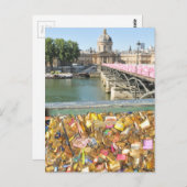 Carte Postale Love locks (Devant / Derrière)