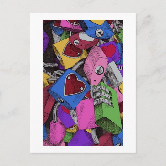 Carte Postale Love Locks (Devant)