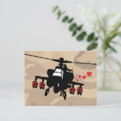 Carte Postale Love Machine Attack Chopper (Debout devant)
