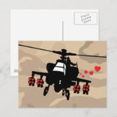 Carte Postale Love Machine Attack Chopper (Devant / Derrière)