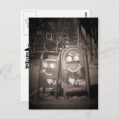 Carte Postale love mailboxes : je vous coeur (Devant / Derrière)