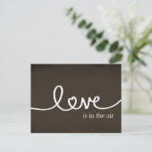Carte postale Love manuscrite Chalkboard (Debout devant)