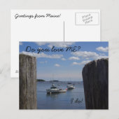 Carte postale Love Me Maine (Devant / Derrière)