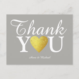 Carte Postale Love & Merci "mariage"
