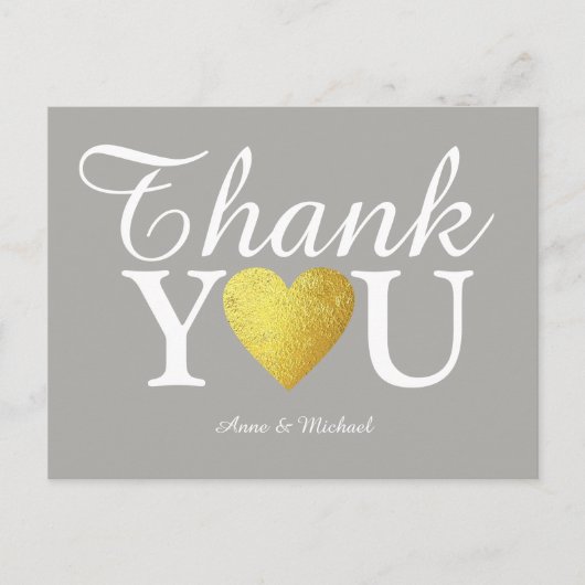 Carte Postale Love & Merci "mariage" (Devant)