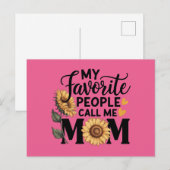 Carte Postale Love  Mom (Devant / Derrière)