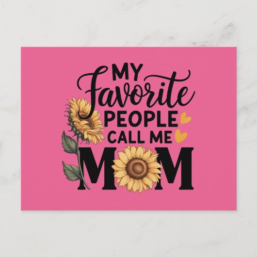 Carte Postale Love  Mom (Devant)