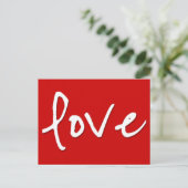 Carte postale Love motivational (Debout devant)