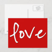 Carte postale Love motivational (Devant / Derrière)