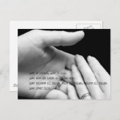 Carte postale Love Never Fails (Devant / Derrière)