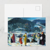 Carte Postale Love of Winter (1914) George Bellows (Devant / Derrière)