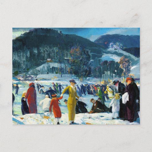 Carte Postale Love of Winter (1914) George Bellows (Devant)