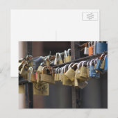 Carte Postale Love Padlocks, Prague (Devant / Derrière)