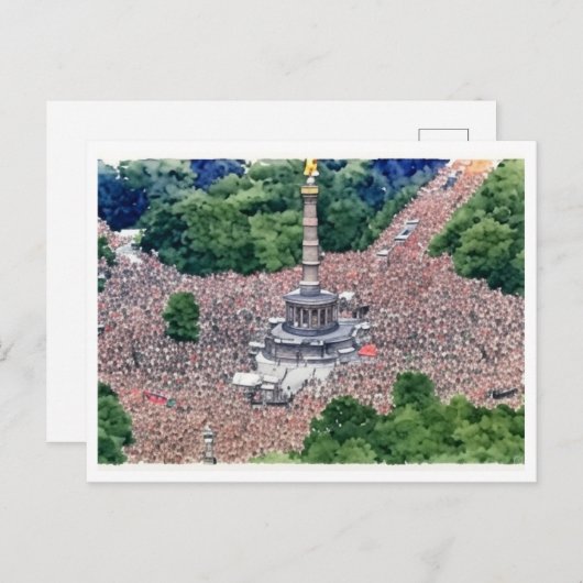 Carte Postale Love Parade 2008 (Devant / Derrière)