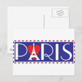 Carte Postale Love Paris (Devant / Derrière)