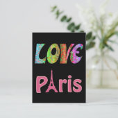 Carte postale Love Paris (Debout devant)