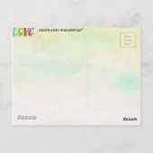 Carte postale Love Paris (Dos)